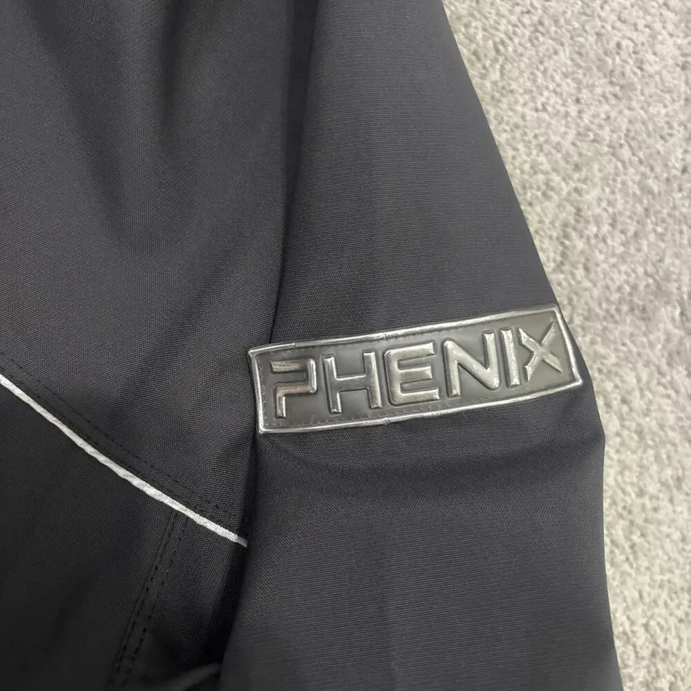 Phenix Sports Ski Jacket Hooded Dark Gray Size Large USA Germany